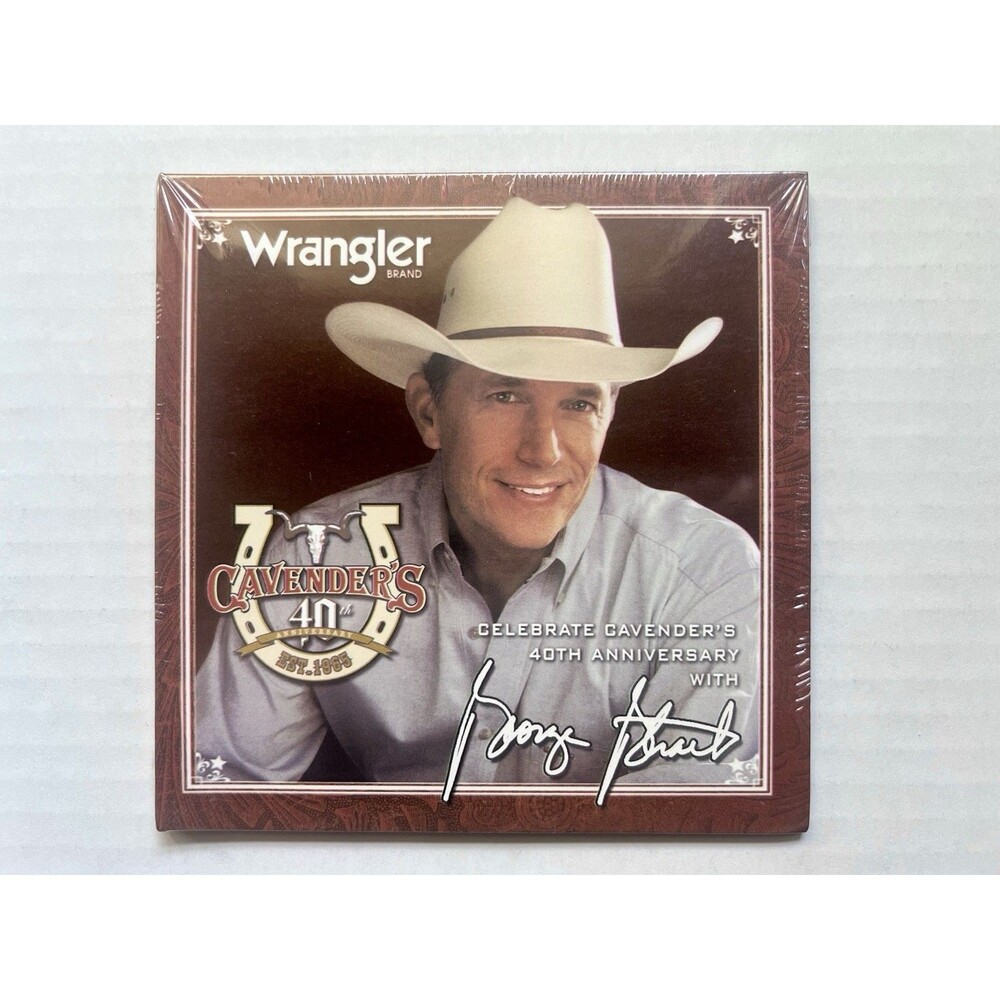 CD "George Strait Cavender's 40th Anniversary" 2005 Promotional Sealed Wrangler